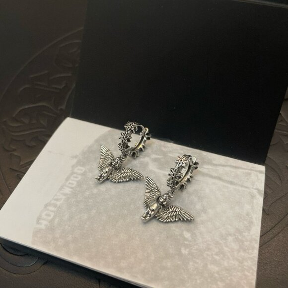 Chrome Hearts Angel Earrings - Picture 3 of 7